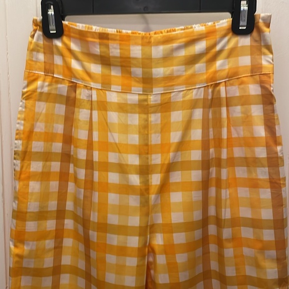 Like new! Anthropologie S/W/F gingham tapered pants - Picture 6 of 8
